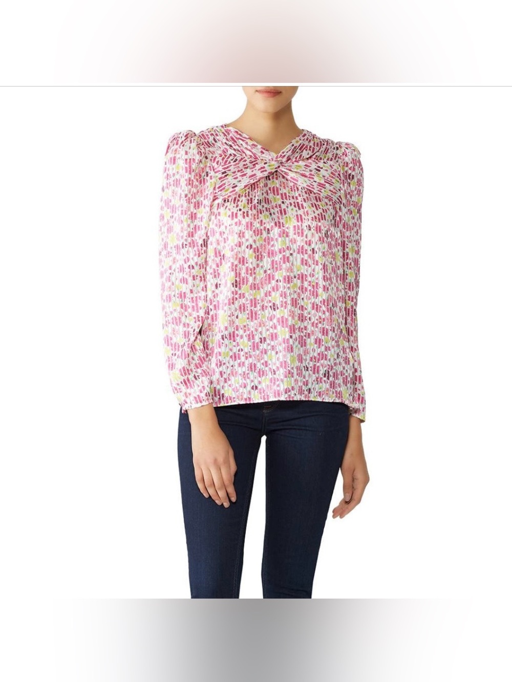 kate spade~Marker Floral Devore Top~Size M~$298~